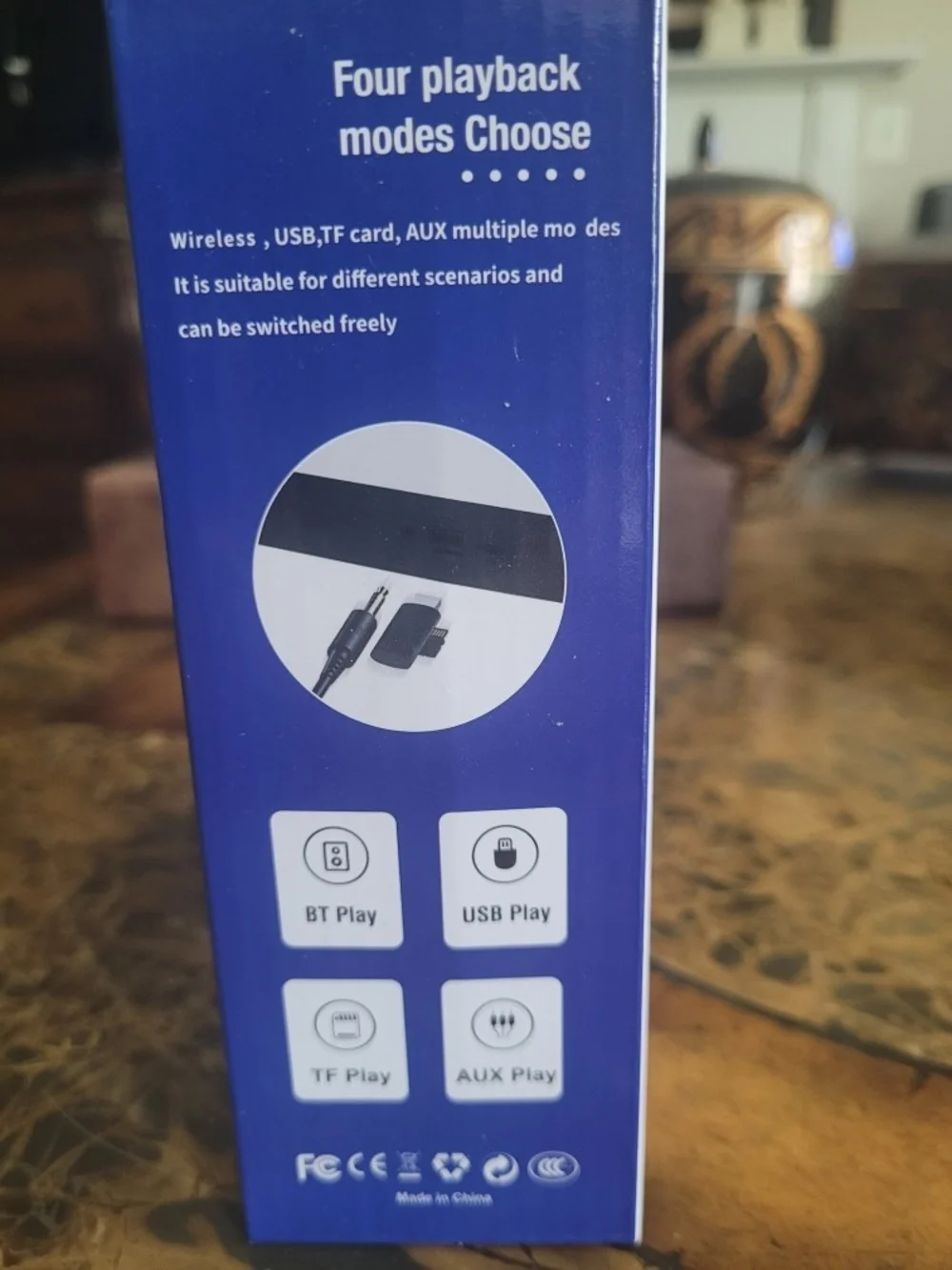 mini3401 LED Wireless Charging Speaker - Rainbow Gradient